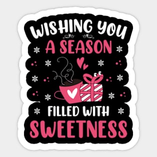 wishing you a season filled with sweetness Sticker